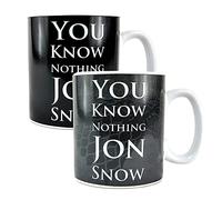 Half Moon Bay Taza, Cerámica, Game of Thrones (Jon Snow), 400 ml - 12,5 (w) x 10 (h) x 9,5 (d) cm