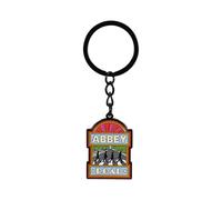 Half Moon Bay Llavero de metal con diseño de The Beatles (Abbey Road)