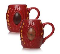 Half Moon Bay MUGBHBT01 Taza de Desayuno 3D termocolora The Hobbit Smaug, cerámica, Amarillo