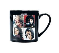 Half Moon Bay Taza de café de The Beatles Let It Beat, taza de té y taza para papá, regalos de los Beatles y regalos de The Beatles para hombres, tazas de té de The Beatles, taza novedosa, regalos
