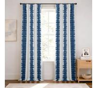 Half Price Drapes Mitad de Precio Cortinas boch-kc101 a-84 Opaco Cortina, Flambe Blue, 50 x 84