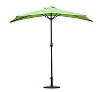 Half-Round Parasol Umbrella for Outdoor Patio Garden Balcony Table Market Umbrella Against The Wall Courtyard Without Ba
