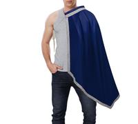 Half Shoulder Medieval Shawl Men - Capa de Cosplay, Renacimiento, Medio Hombro | Traje Medieval para Halloween Stage Performance Tema Masquerade School