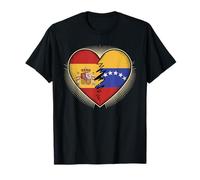 Half Spanish Venezuelan Roots Spain Venezuela Camiseta
