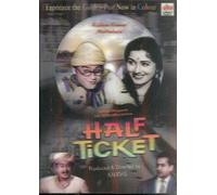 Half Ticket Hindi DVD in Color Fully Boxed and Sealed Experience the Golden Past in Color