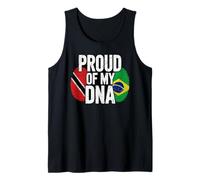 Half Trinidadian Brazilian Roots Proud of My DNA Camiseta sin Mangas