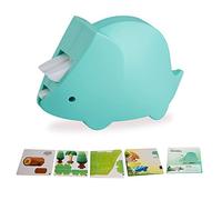 HALFTOYS Collectibles Juego de dinosaurios magnéticos, rompecabezas 3D, bloques de construcción STEM educativos para llevar a cabo juguetes para niños y niños de 3 años (Triceratops)