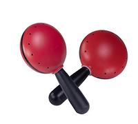 Halilit Hi-Lo Maracas (Pair). High-end Hand Shaker Percussion Musical Instrument. Percussionists of All Levels. Teens & Adults. Built to Last (Red)