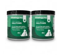 Halitosis Perros Gatos Vittalogy | Equilibrio Oral Desde Adentro | Apoyo A La Higiene Bucal Y Aliento Más Fresco | Fórmula En Polvo Fácil De Mezclar En La Alimentación Diaria (2 Unidades)