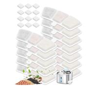 Haliya Pack de 24 filtros para fuente de agua Oneisall para gatos, PW04 3,5 L, inalámbrica, filtración multicapa, alta eficiencia, 12 filtros para fuente de gatos con 12 filtros de espuma (12 + 12)