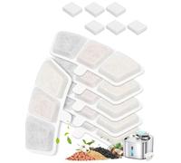 Haliya Paquete de 12 filtros para fuente de gato Oneisall de 3,5 l sin cables (PW04), fuente de agua para gatos, acero inoxidable, filtración multicapa de alta eficiencia, 6 filtros para fuente de