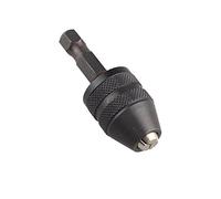 HALJIA 0,5-3 mm taladro Chuck herramienta de conversión 1/4 "Hex Shank sin llave adaptador convertidor de cambio rápido para destornillador taladro