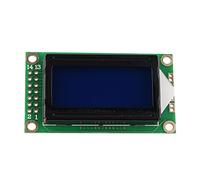 HALJIA 0802 8x2 LCD Carácter Blanco Módulo De Pantalla Azul Placa De Pantalla De Retroiluminación Azul DC 5V Compatible Con Arduino Raspberry Pi