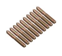 HALJIA 10 pcs M8 x 60 MM tornillos de madera a METAL muebles tornillos cabeza doble rosca pernos de fijación tornillo Stud