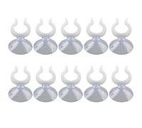 HALJIA 10 piezas 23 mm acuario tanque de peces ventosas aerolínea manguera bomba aire línea tubo titular