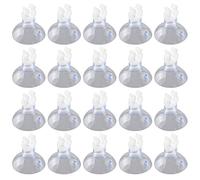 HALJIA 20 piezas 10 mm acuario tanque de peces ventosas aerolínea manguera bomba aire línea tubo titular