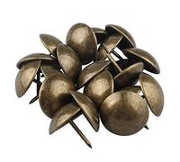 HALJIA 20 Piezas 25 x 25 mm Vintage Decorativo Clavos para tapicería Stud para Joyas Caja de Regalo de Bronce Antiguo sofá decoración