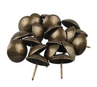 HALJIA 20 Piezas 30 x 30 mm Vintage Decorativo Clavos para tapicería Stud para Joyas Caja de Regalo de Bronce Antiguo sofá decoración