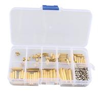 HALJIA 270 pcs PCB M2 mâle vers femelle filetée Laiton Spacer Standoffs Vis Écrou Assortiment Ensemble
