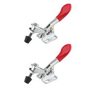 HALJIA 2pcs Liberación rápida Toggle clapms, antideslizantes sd-201 horizontal Holding Vertical Toggle Clamp 27 Kg Capacidad de 60Lbs