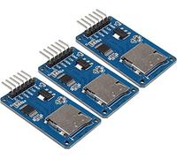 HALJIA 3 pcs SPI Lector Micro SD Tarjeta de Memoria TF Tarjeta de Memoria Shield Módulo Leer Escribir Datos Compatible con Arduino Raspberry Pi