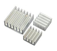 HALJIA 3 x aluminio disipador de calor Cooler Juego de refrigeración Compatible con Raspberry Pi 2 Model B/Pi 2 Model B/Pi B + (B Plus) - Juego de 3 disipadores de calor