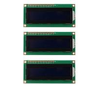 HALJIA 3PCS 1602 Modulo Pantalla LCD Display Azul 2x16 Caracteres Blancos Compatible con Arduino