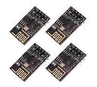 HALJIA 4 piezas ESP8266 ESP-01S Módulo Transceptor de WiFi Inalámbrico en Serie con Flash de 1MB Compatible con Arduino