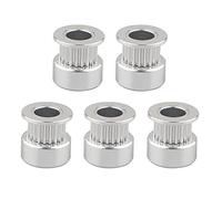 HALJIA 5 Piezas GT2 Poleas de Correa Sincronizadas 20 Dientes de Aluminio de 8 mm de Diámetro para GT2 Ancho de la Correa 6 mm para DeImpresora 3D CNC