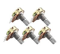 HALJIA 5pcs potenciómetro 10 K Ohm Compatible con Arduino Raspberry Pi y otros proyectos con Knurled Eje