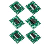 HALJIA 6 unidades PAM8403 Super Mini Digital Power Amplifier Board High Performance 2* 3W Clase D 2.5-5V USB Eficiente Power Audio Universal Módulo Verde
