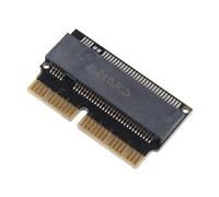 HALJIA Adaptador de conversión SSD M.2 NVME de repuesto compatible con MacBook Air Pro Retina Mid 2013 2014 2015 2016 2017 AHCI SSD mejorado kit para A1465 A1466 A1398 A1502 tarjeta dorada negra