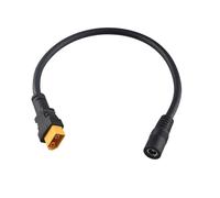 HALJIA Cable de alimentación DC5525 hembra a XT60 macho de 30 cm, conector CC a XT60, adaptador de 5,5 x 2,5 mm, cable de carga para soldador eléctrico inteligente TS100, estación de energía portátil,