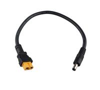 HALJIA Cable de alimentación DC5525 macho a XT60 hembra de 30 cm, conector CC a XT60, adaptador de 5,5 x 2,5 mm, cable de carga para soldador eléctrico inteligente TS100, estación de energía portátil,