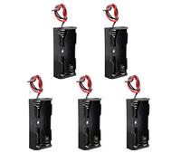 HALJIA - Caja organizadora de batería con Cables de Alambre, 5 Unidades, 3 V, AAA, 2 x 1,5 V, Color Negro