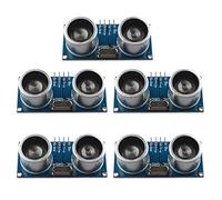 HALJIA HC-SR04 - Módulo de medición de distancia con sensor ultrasónico (5 unidades, compatible con Arduino)
