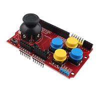 HALJIA Joystick Teclado escudo Expansion Board Juego Joystick de simulación de teclado y ratón función Compatible con Arduino nRF24L01 5110 LCD I2 C IIC