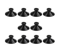 HALJIA Juego de 10 herramientas de goma para acuarios familiares, con ventosas, con ventosa para acuario, bomba de pecera, color negro, 27 mm