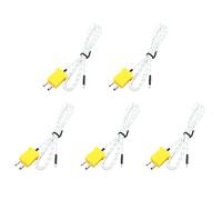 HALJIA Juego de 5 Sondas De Sensor Tipo K Para Sensor De Termopar De Sonda Tipo K Y Medidor En Rango De Temperatura -50~400 ℃, Longitud Del Cable 1 m