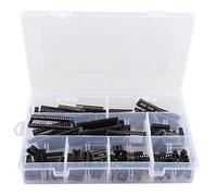 HALJIA - Juego de adaptadores de doble fila, de 2,54 mm, para placa PCB, adaptador de chip DIP IC (6/8/14/16/18/24/28/40 pines)