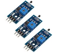 HALJIA Módulo de sensor de temperatura de termistor LM393 3.3V - 5V NTC sensor térmico de 3 pines, módulo de sensor de temperatura