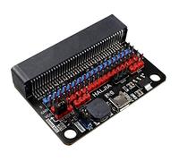 HALJIA Placa de expansión con Adaptador de ruptura de zumbador Compatible con BBC Micro:bit V2 V1 microbit Controller Board Kit programable DIY para Principiantes Starter y niños(sin Micro bit)