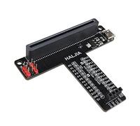 HALJIA Placa de expansión GPIO Tipo T para BBC Micro:bit T Adaptador Breakout Board programable Stem Educativo Kit de Aprendizaje Compatible con BBC Microbit V2, V1 Placa controladora(sin Micro bit)