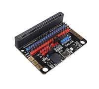 HALJIA Placa de expansión para Placa adaptadora BBC Micro:bit Mini Placa de ruptura Adaptador de zumbador Integrado IO Puertos IIC compatibles con BBC Microbit V2 V1 Placa Controladora(sin Micro bit)