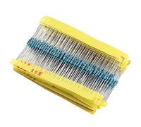 HALJIA Resistores de película Metal kit Set de cerámica 1/4 W 30 Valores (10ohm - 1 Mohm) X, 20 unidades (600 pcs)
