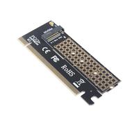 HALJIA Tarjeta adaptadora M.2 NVME SSD a PCIE X16 PCIE 3.0 M Key Interface Card de velocidad completa para 2230 2242 2260 2280