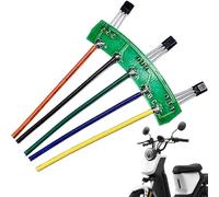 Hall Sensor Board, Circuit Plate, Motor Control Pcb, High Precision Electronic Components, Built-In Cable Design, for Electric Scooters 120° Motors, Small, Green, 1pc
