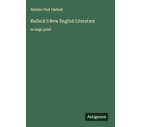 Halleck's New English Literature: in large print