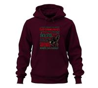 Hallelujah Holy Shit Where's The Tylenol Christmas Cat Griswold - Sudadera con capucha unisex, granate, XXL