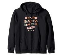 Hallie Personalized Name It's A Beautiful Day To Be Hallie Sudadera con Capucha